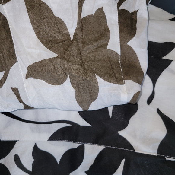 NWOT Sz8 Jessica Aline Flowing Flowery Print Linen-Style Skirt - Picture 5 of 5